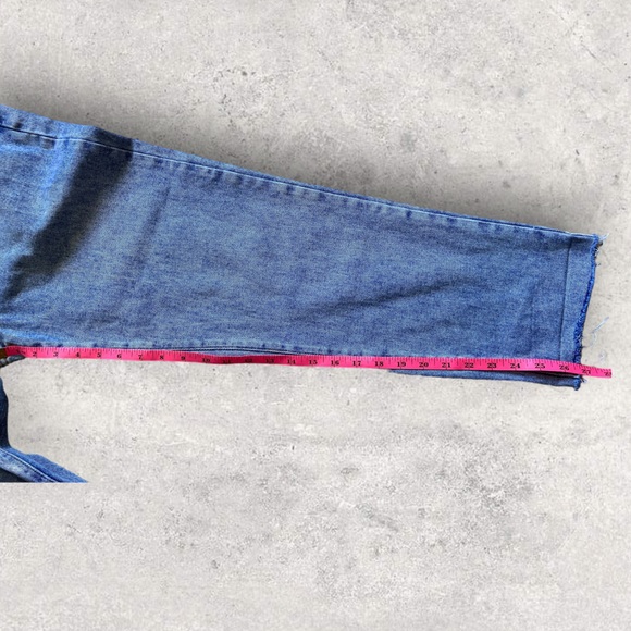 Simple Society Button Fly Paperbag Waist Jeans Size 9/29 - Picture 9 of 10